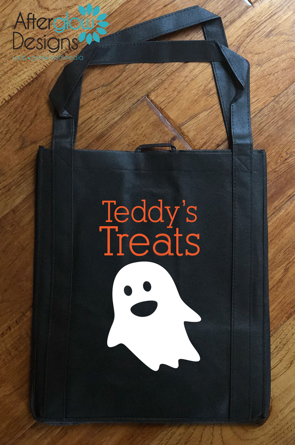 "Ghost" Glow in the Dark Trick or Treat Bag | Afterglow ...